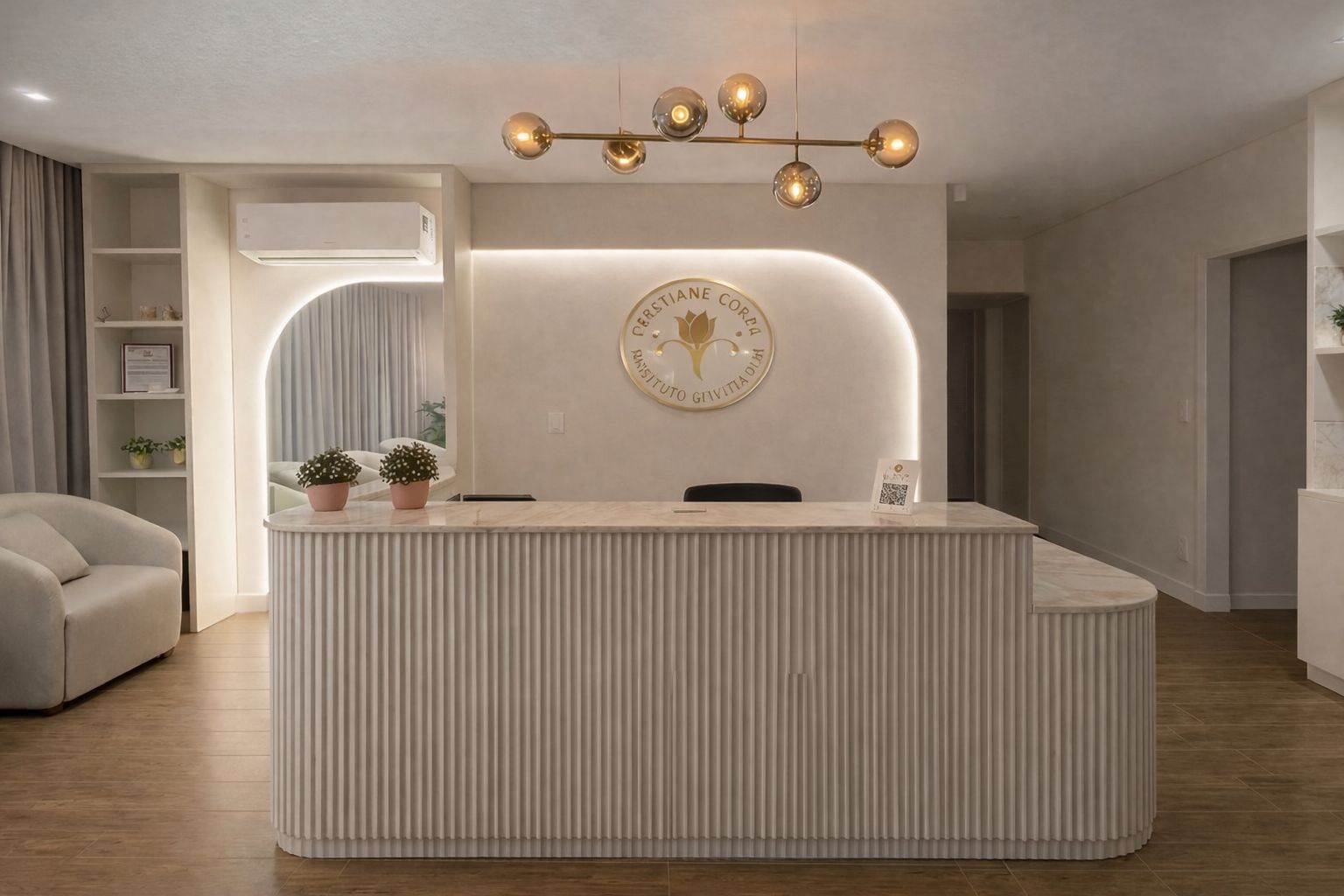 Luxurious clinic interior